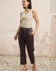 PANTALON CARROT CON LAZO