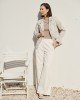 SACO GABARDINA  ESTAMPADA