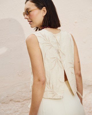 BLUSA BORDADA