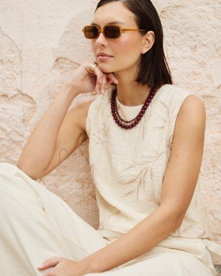 BLUSA BORDADA