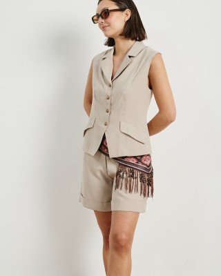 CONJUNTO CHALECO Y BERMUDA