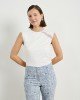REMERA CON ENCAJE