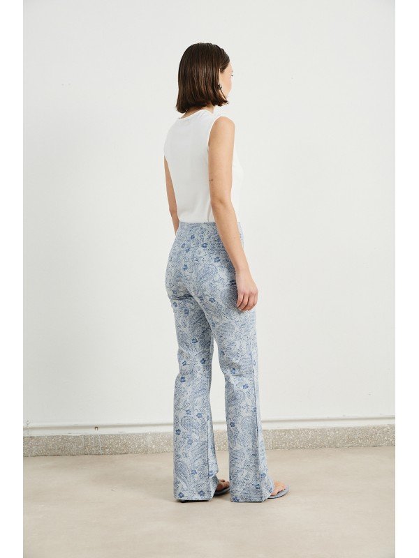PANTALON ESTAMPADO SEMIOXFORD
