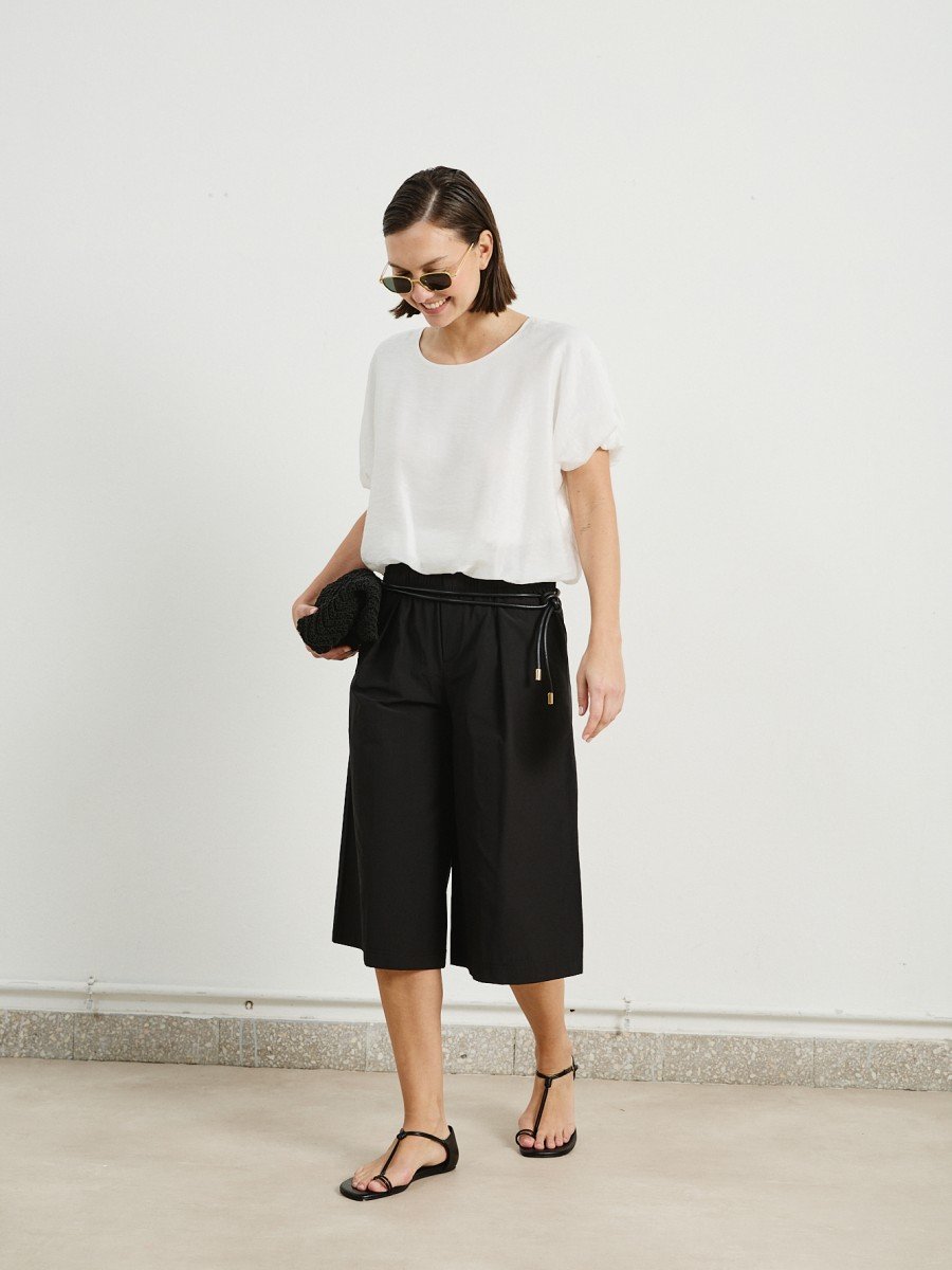 BLUSA DOBLE ABUCHONADA
