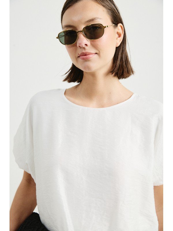 BLUSA DOBLE ABUCHONADA