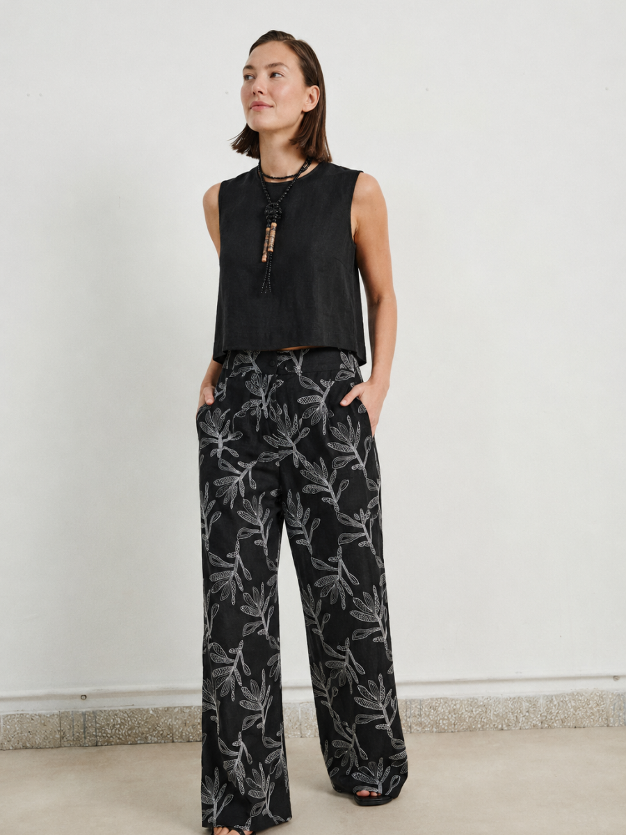 PANTALON BORDADO