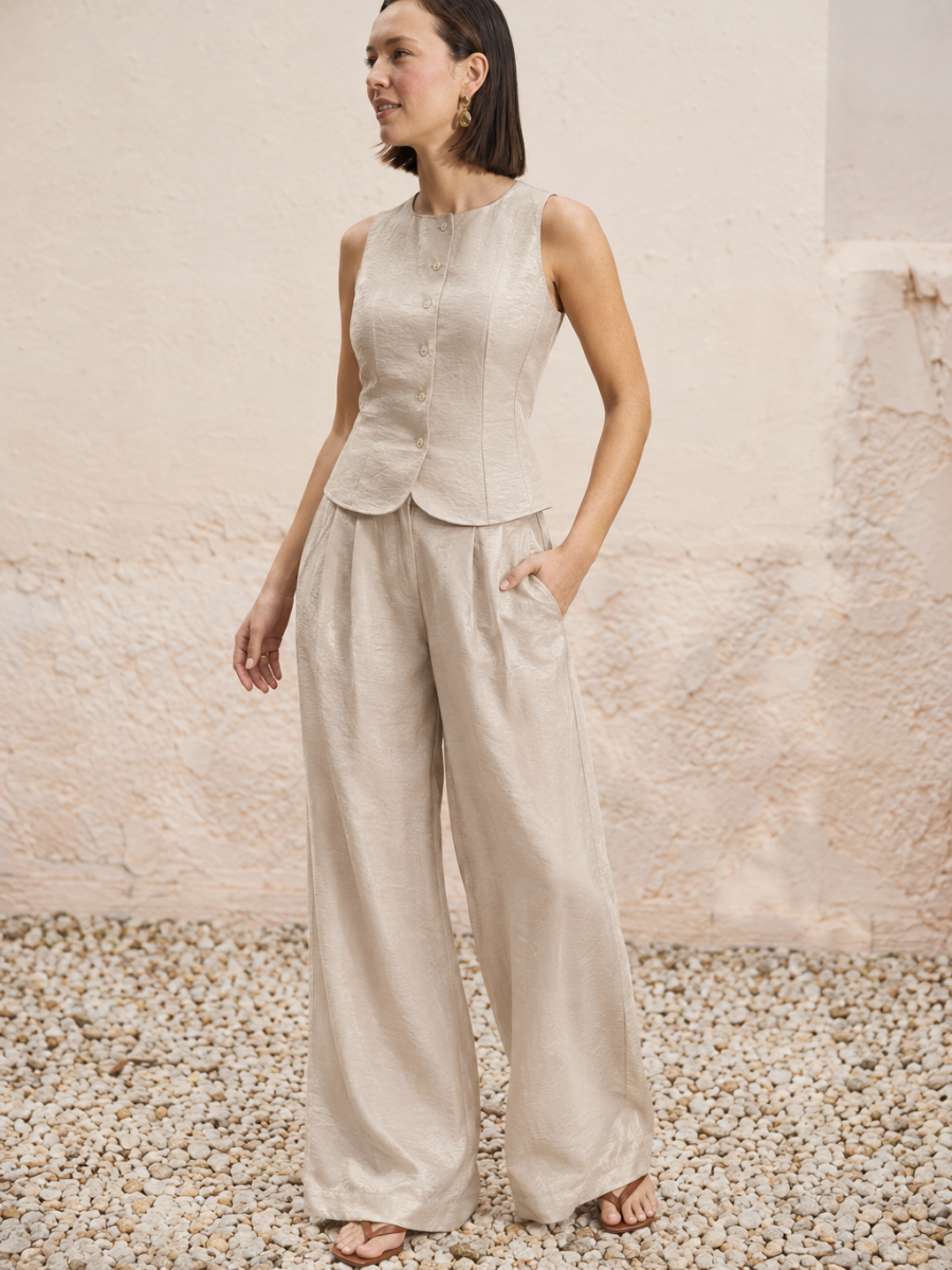 CONJUNTO PANTALON Y CHALECO