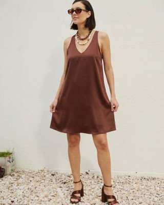 VESTIDO DE SEDA