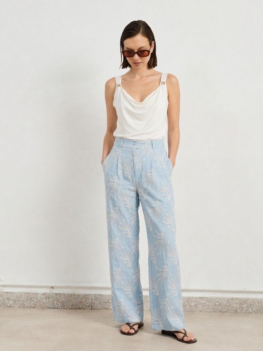 PANTALON BORDADO
