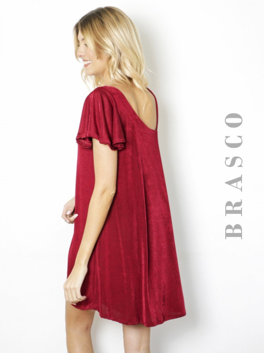 VESTIDO ESCOTE EN V 