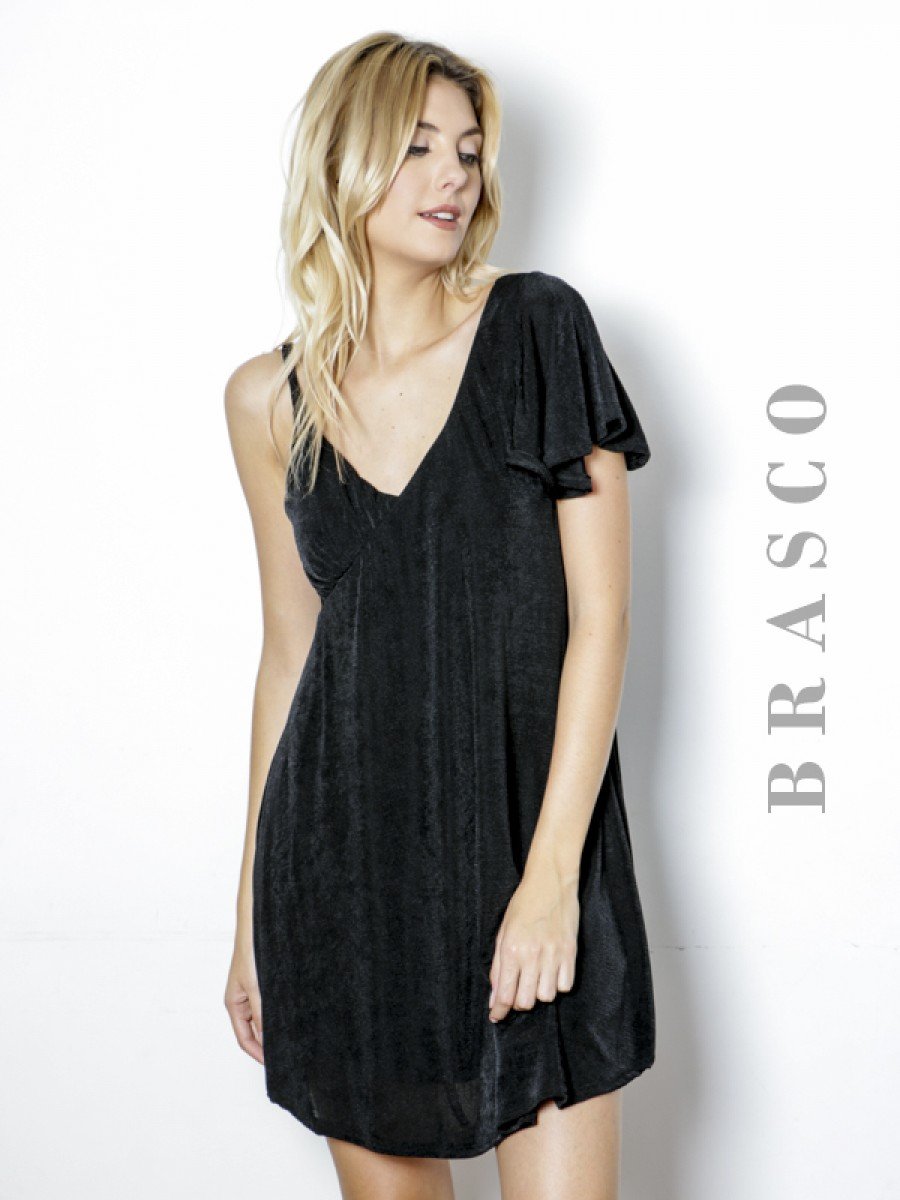 VESTIDO ESCOTE EN V 